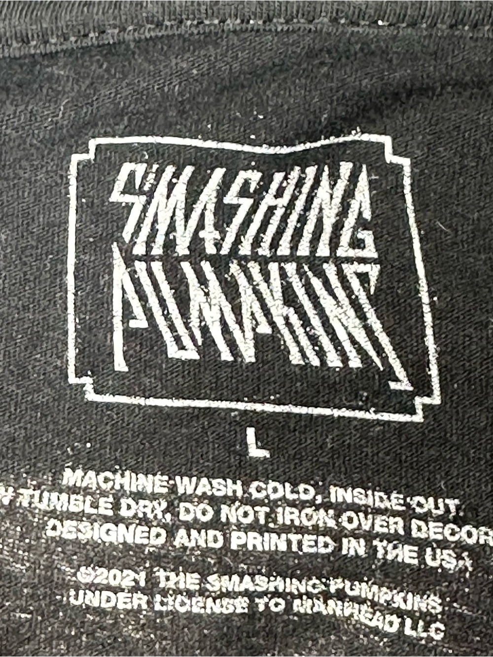Smashing Pumpkins Zero Star Black Short Sleeve Concert T Shirt Large L - Picture 9 of 9